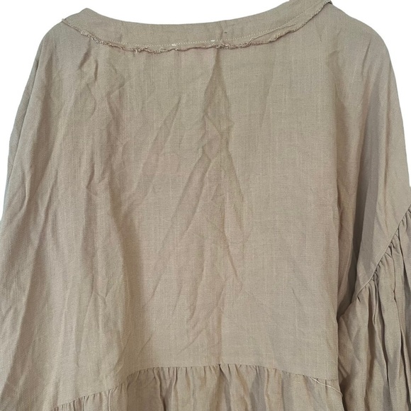 Heyson tiered button down blouse 3xl - Picture 8 of 8